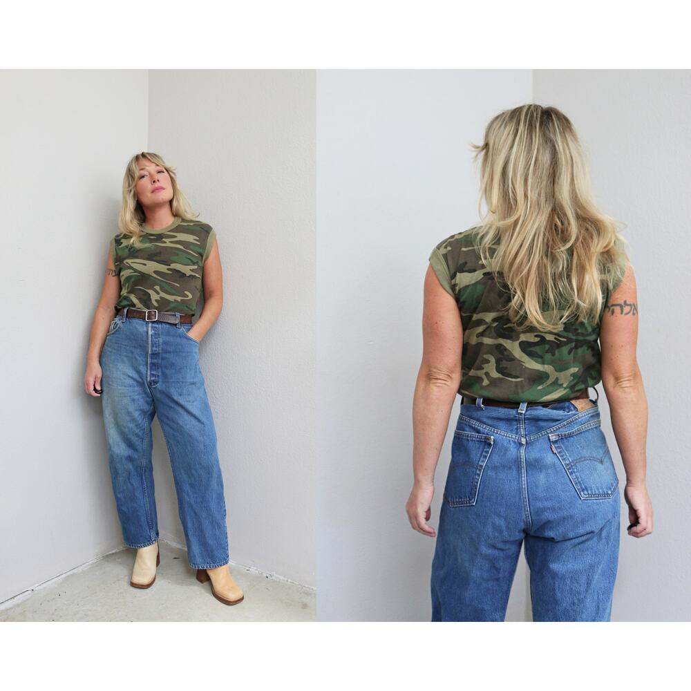 1980's Vintage Levi's 501 Button Fly Jeans Women's XL XXL 39" 40" Waist Men's XL